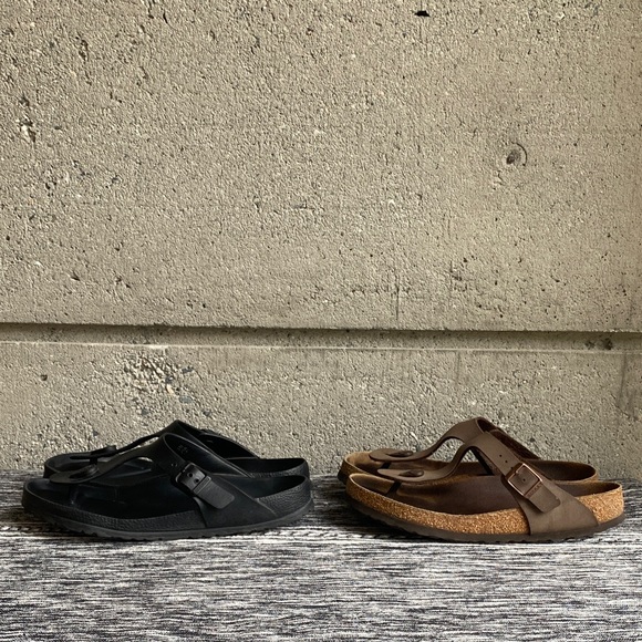 2xBirkenstock Gizeh (one mocha & one EVA in
Black) - Picture 2 of 6